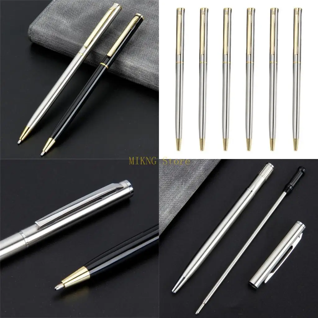 

6Pcs Signing Pen Business Gift Pen Pen Twist to Open/Close for Office best sale