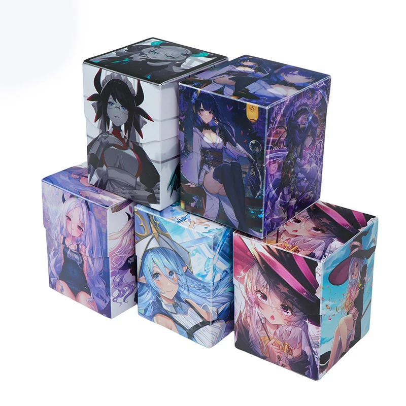 

100+ CARDS Deck Box Board Games TCG Anime Cards Deck Case Storage Box for Magic Cards /PKM/YuGioh/The Gathering