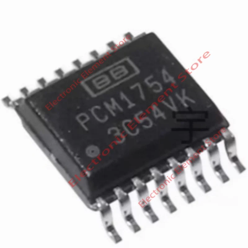 2 PCS PCM1754DBQR Áudio DA Conversor Chip SSOP-16 PCM1754