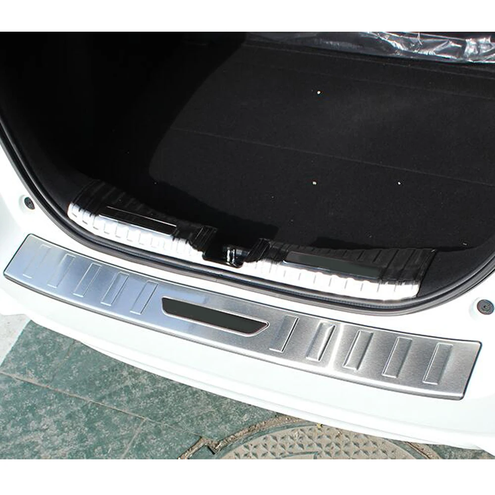 For Honda Fit Jazz 2020 2021 2022 2023 2024 Car Cover Stainless Steel Inner Rear Bumper Trim Plate Lamp Frame Threshold Pedal