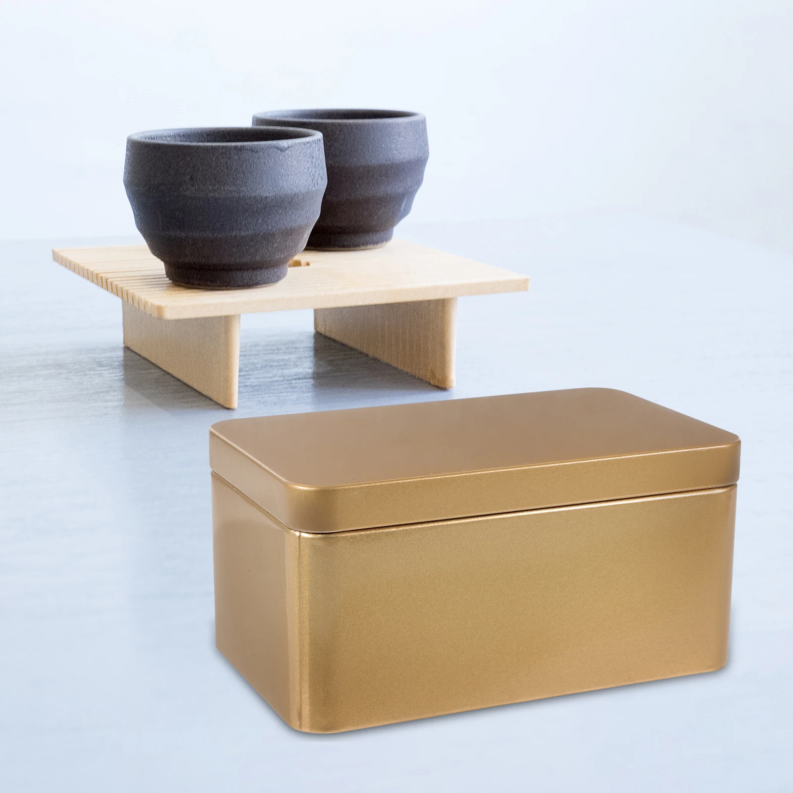 

Tea Storage Box Cookie Container Empty Tins Case Small Boxes Candy Biscuit Metal Cans Decor