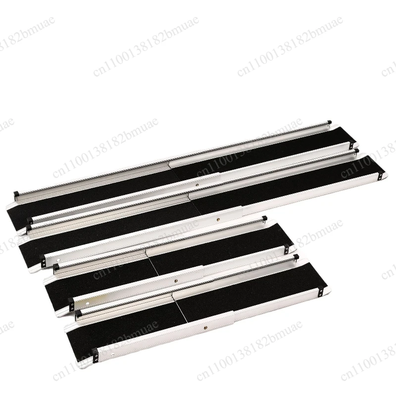 Extendable Aluminum Ramp Portable Alloy Wheelchair Pad Climbing Board