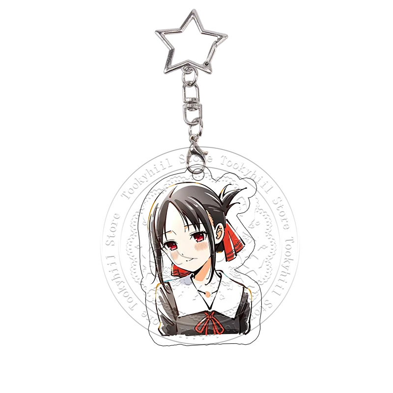Kaguya-sama: Love Is War Acryl-Schlüsselanhänger-Set Kaguya Shinomiya Miyuki Shirogane Chika Fujiwara Niedliche Anime-Anhänger Festivalgeschenk – Detail 13