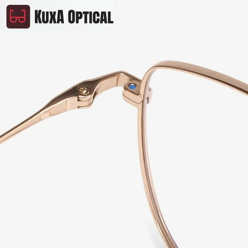 KUXA النساء القط العين نظارات القراءة النظارات سيدة أنيقة وصفة طبية مشهد الفتيات موضة قصر النظر البصرية عدسات البصر البعيد