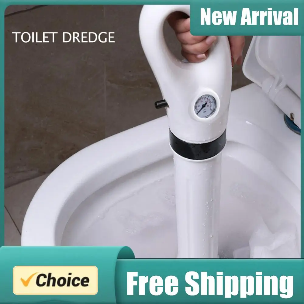 

Ручной инструмент для прочистки засоров в трубах: пневматический очиститель высокого давления для унитазов, напольных сливов, канализационных труб, кухонных раковин