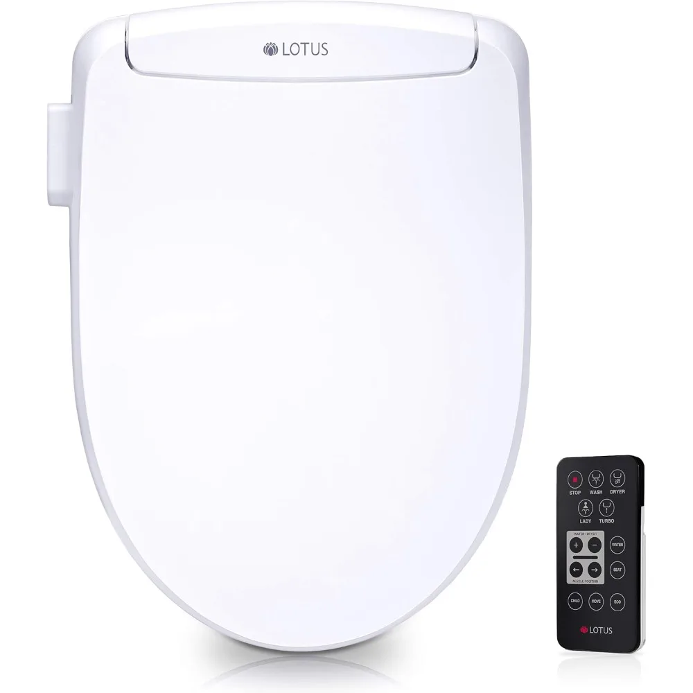 Smart Bidet ATS-500 Remote Heated Seat, Temperature Controlled Wash, Warm Air Dryer, Easy DIY Installation