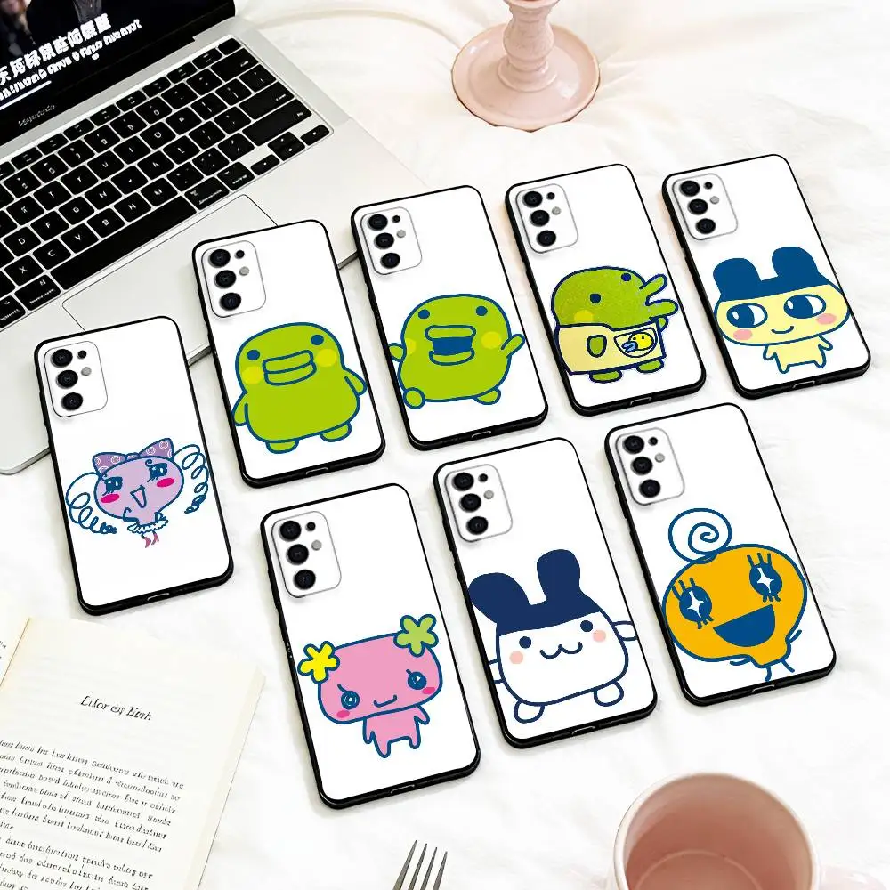 

T-Tamagotchi K-Kuchipatchi Mametch Phone Case For Samsung S 25,24,23,22,30,21,10,9,Ultra,Plus,Lite,FE,4,5 G Soft Black Case