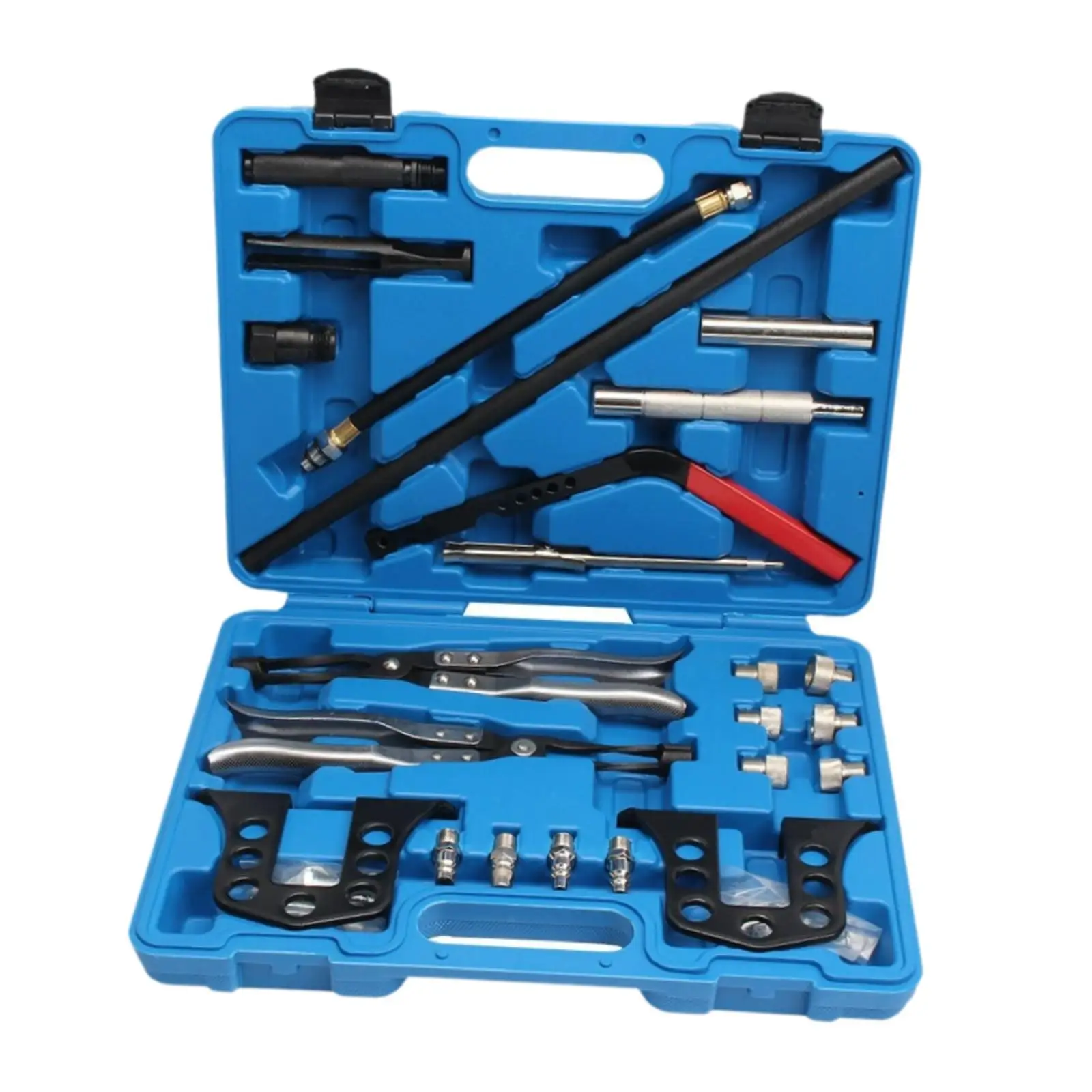 

Cylinder Head Service Tool Kit,Removal Installer Car Repair Steel Overhead Engine Valve Spring Removal for Trucks Auto