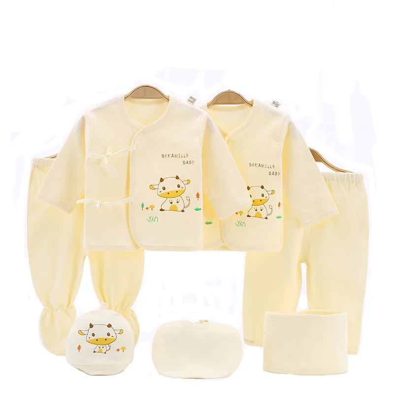 

Cotton New Baby Newborn Clothing Sets for Kids Girls Clothes Outfits 7pcs/set