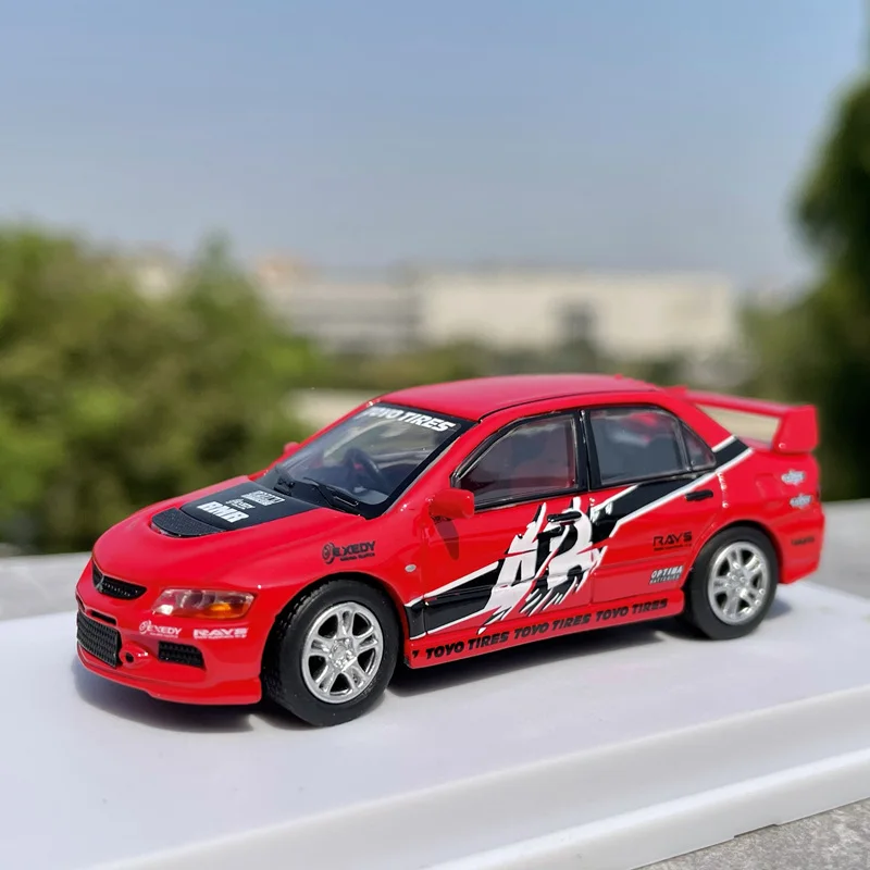 

1:64 Mitsubishis Lancer Evolution EVO IX 9 Alloy Sports Car Model Diecast Metal Toy Vehicles Car Model Simulation Childrens Gift