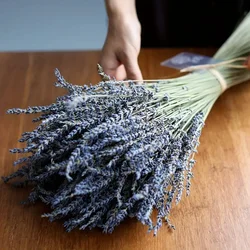 Natural Eucalyptus Leaf Lavender Dried Flowers Bouquet Boho Wedding Party Bathroom Table Accessories Plants Autumn Room Decor