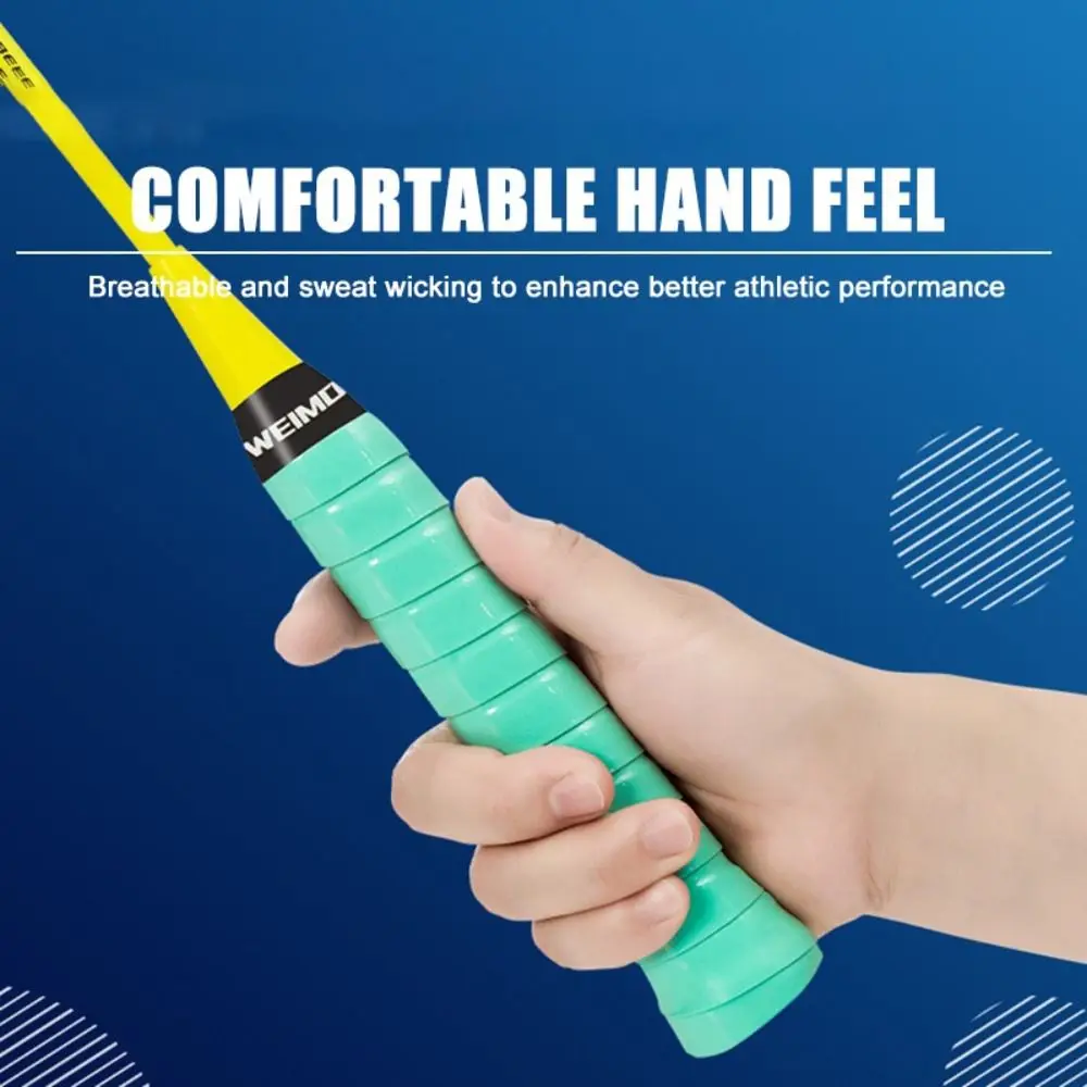 New Multi-color Badminton Racket Overgrips PU Non-Slip Racquet Sweatband High Elasticity Paddle Rope Skipping Over Grips