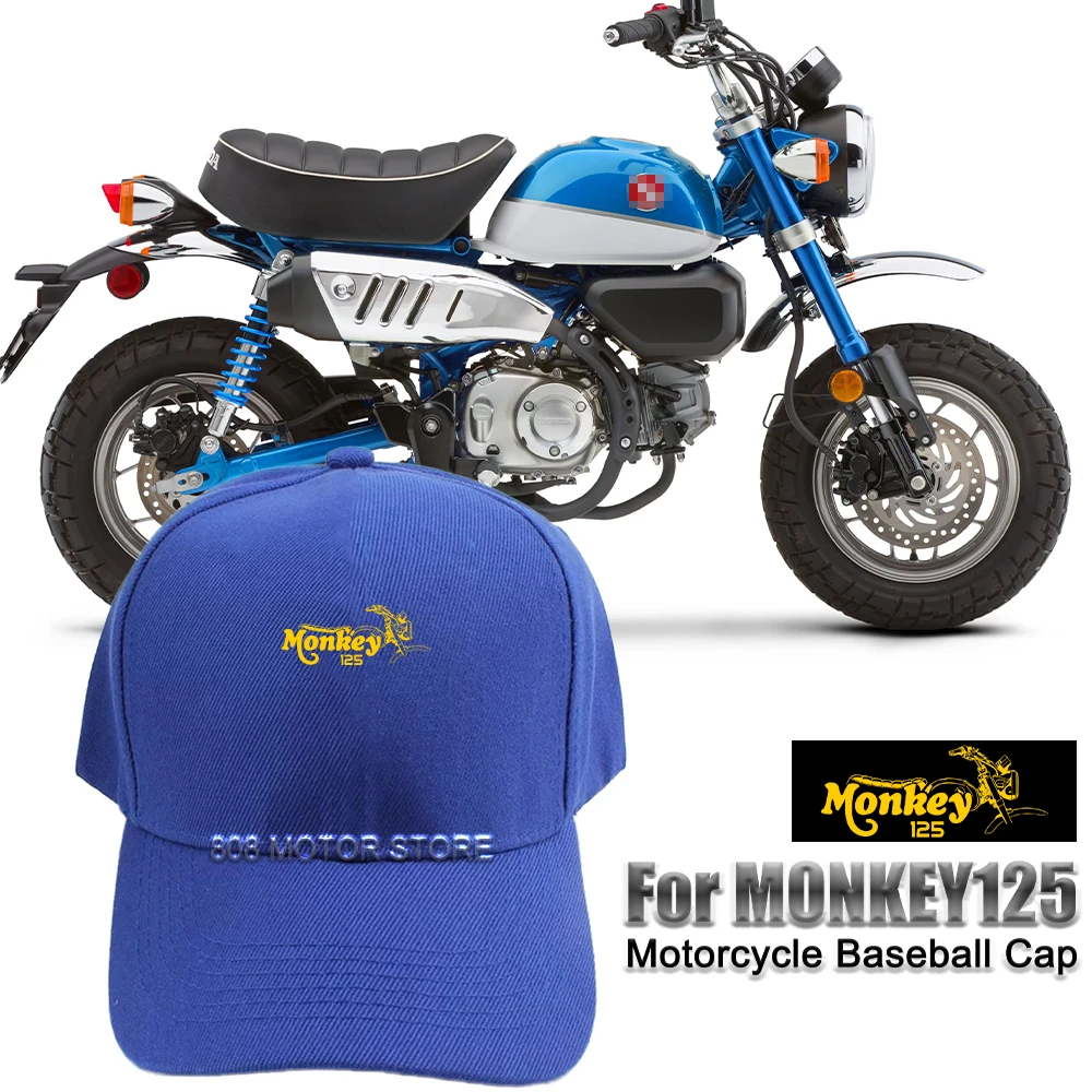 For Honda Monkey125 monkey125 Motorcycle Accessories Baseball Cap Fashion Unisex Sun Protection Motorcycle Racing Hat