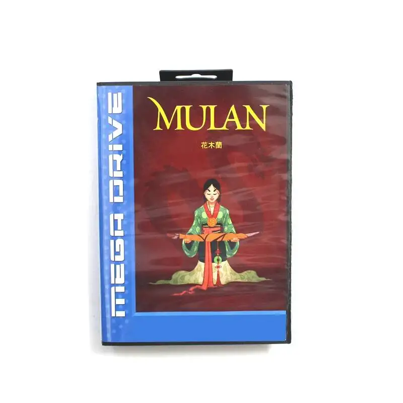 Mulan Game Card 16 Bit MD Game Card With EU Cover Retail Box For Sega MegaDrive And Genesis