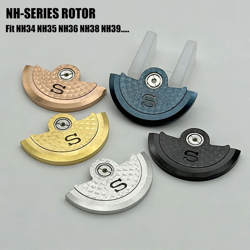 NH36 NH35 Oscillating Weight Rotors Skeleton Automatic Rotor Fit to NH35 NH36 NH34 NH38 NH39 NH70 4R 6R Mechanical Movement view 6