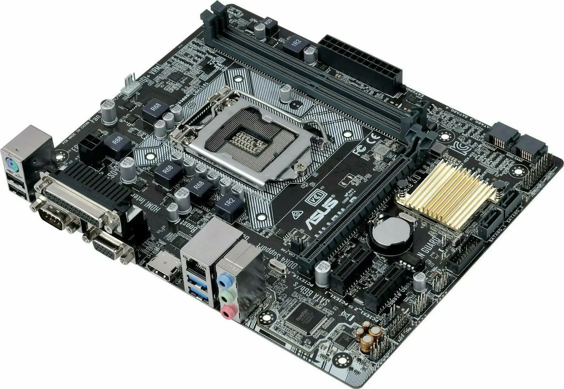 Imagem -03 - Placa-mãe Asus H110m-d Lga 1151 Intel H110 Ddr4 32gb Suporte Celeron G3900 I36300 7100 6500 Cpu Micro Atx