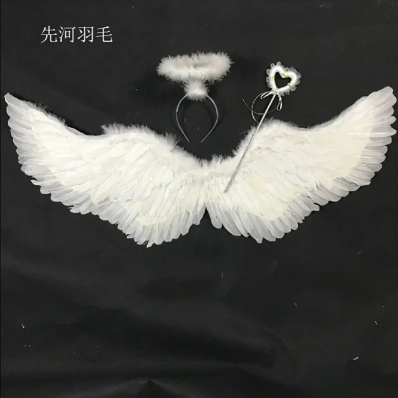 Swallow-shaped angel feather wings adult children\'s stage performance costumes catwalk car show Halloween costume party props