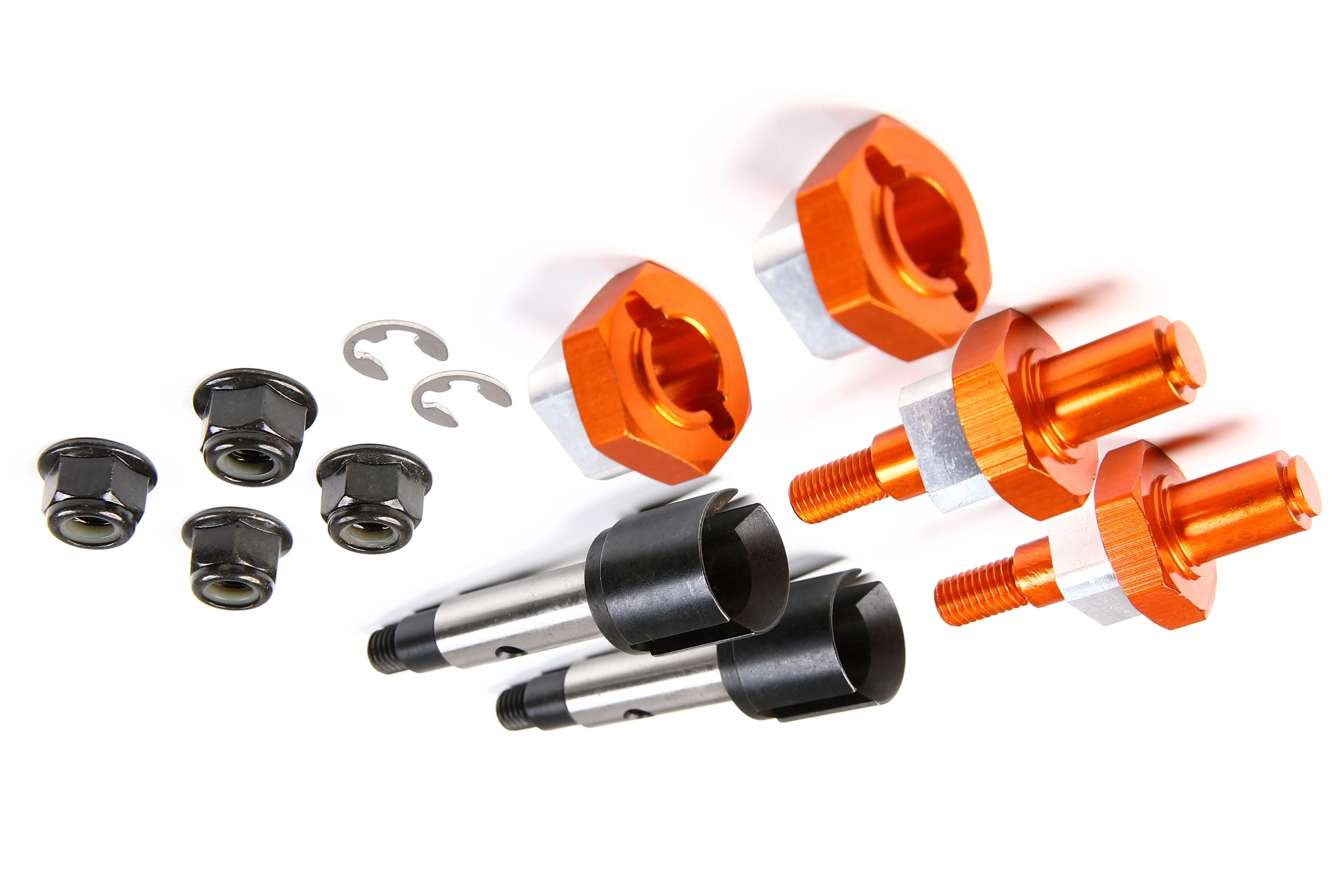 CNC Aluminum Metal 1/5 FG wheel tyre Adaptor Conversion kit to Fit 1/5 RC Car HPI Baja 5B Part