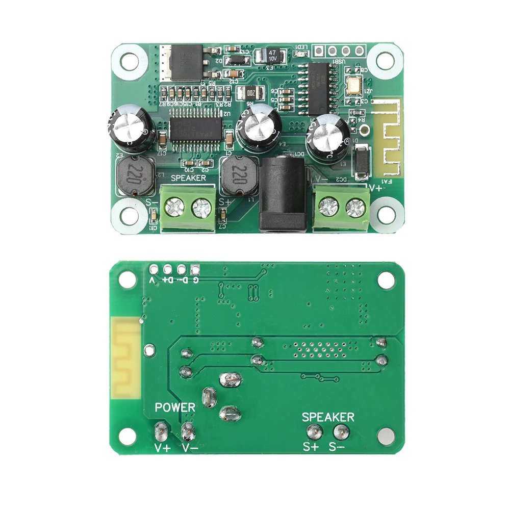 Módulo amplificador de áudio dc 9-25v tpa3110, amplificador de áudio sem fio bluetooth, 1 canal 30w, suporte para interconexão tws, alto-falante diy