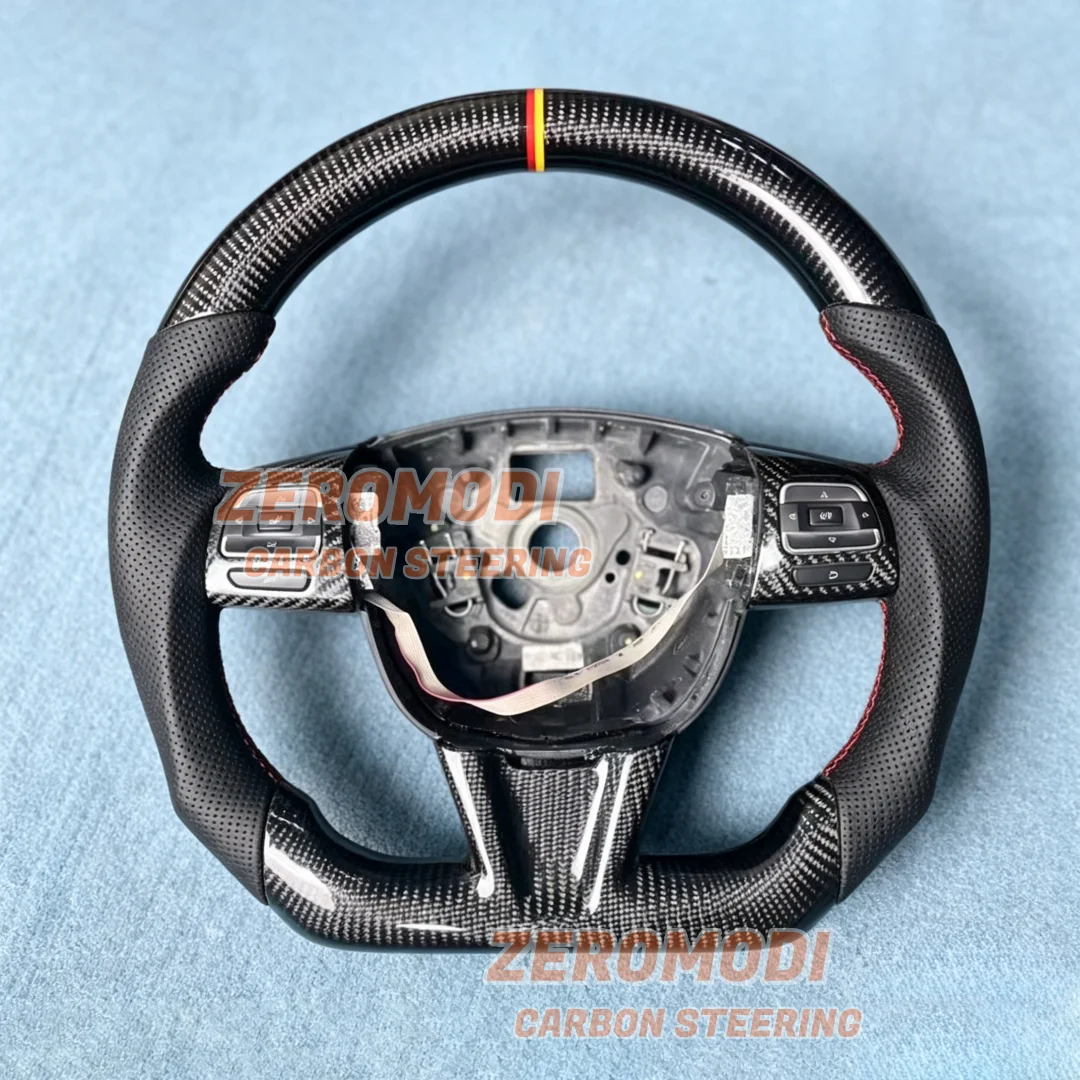 

100% Real Carbon Fiber Custom Steering Wheel For VW Seat Leon MK1 Without Paddle Shifters Sport Modified Car Steering Wheel