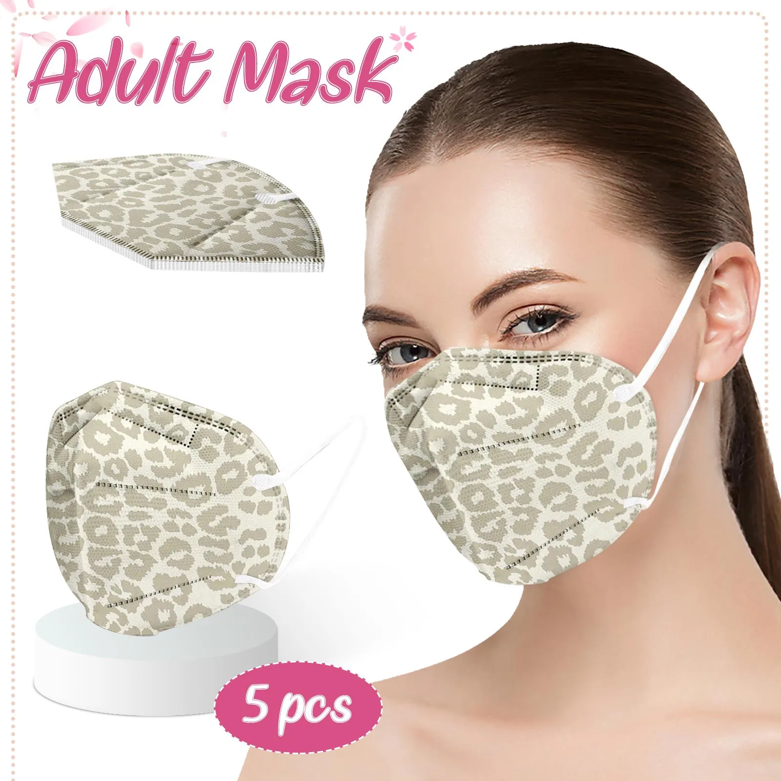 قناع عالي الكثافة للبالغين ، مقاوم للأتربة ، فلتر للحماية من الرياح والتلوث ، قناع واقي للوجه في الهواء الطلق ، قناع للاستعمال مرة واحدة #2