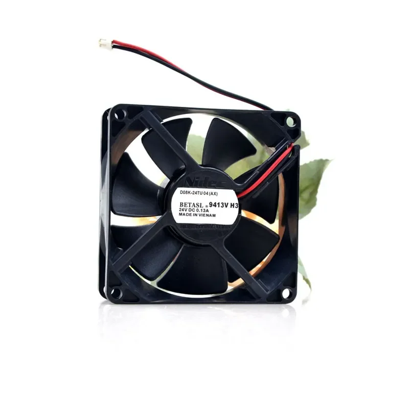 for Nidec D08K-24TU 04 (AX) 24V 0.13A 8025 Inverter Printer Cooling Fan