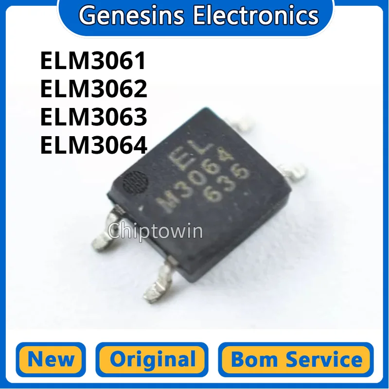 5/50/500 pcs Original ELM3061 ELM3062 ELM3063 Optocoupler Thyristor ELM3064 WN7