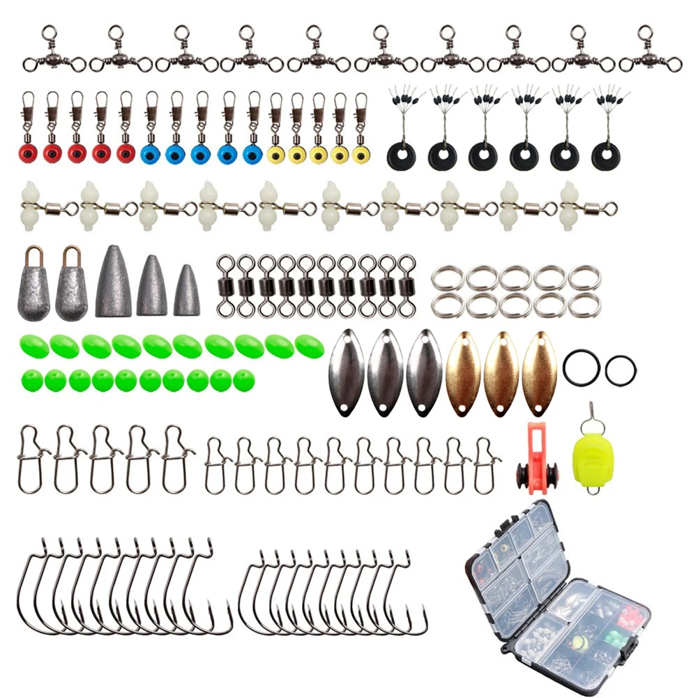 183pcs Fishing Bait Mixed Set Lifelike Artificial Fishing VIB Bait For Outdoor Freshwater Saltwater Fishing