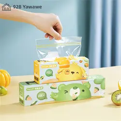 Fresh-keeping Bag Take The Self -sealed Fresh Bag Meng Beast Printed Storing Bag Food -grade Storage Bag Kitchen Storage