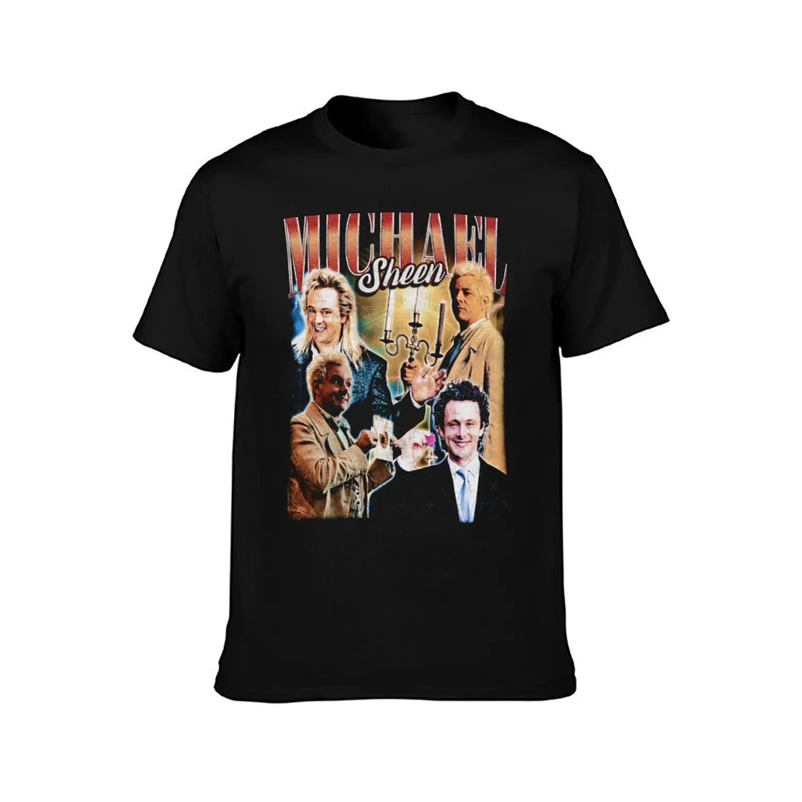 Homage Michael Sheen Vintage Style T-Shirt Non-Shrink Basic Cotton T-Shirt