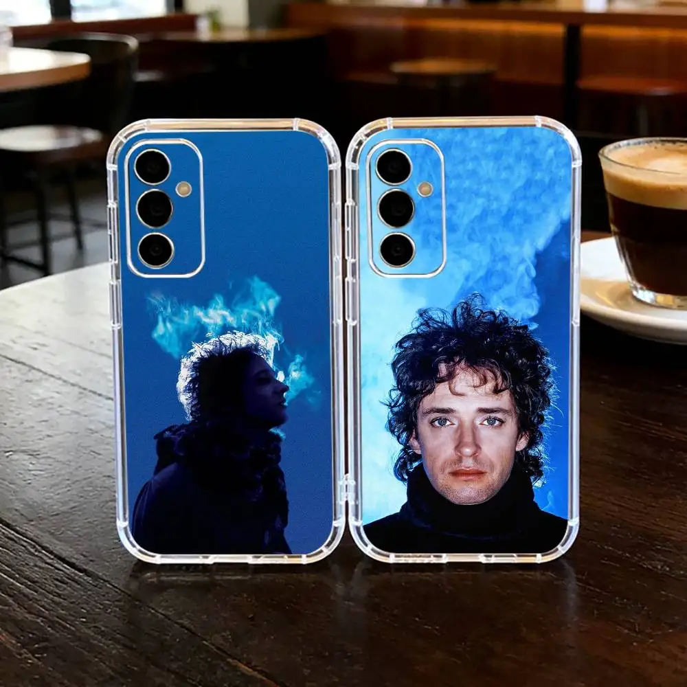 

Gustavo Cerati Soda Stereo Phone Case For SamsungA10,12,20,21S,30,31,40,50,51,52,70,71 Transparent Cover