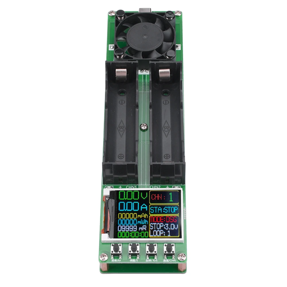Imagem -04 - Lithium Battery Capacidade Tester Resistência Interna Automática Módulo Detector de Energia Dual Tipo-c Interface 18650