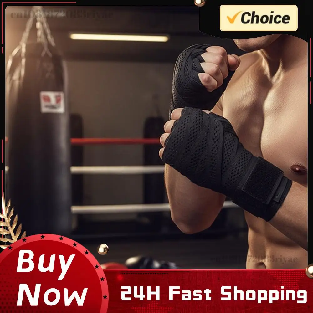 

Elastic Mesh Hand Wraps Wear Resist Kickboxing Training Glove Wrap Breathable Sweat-Absorbing Wristbands for Knuckle Protection