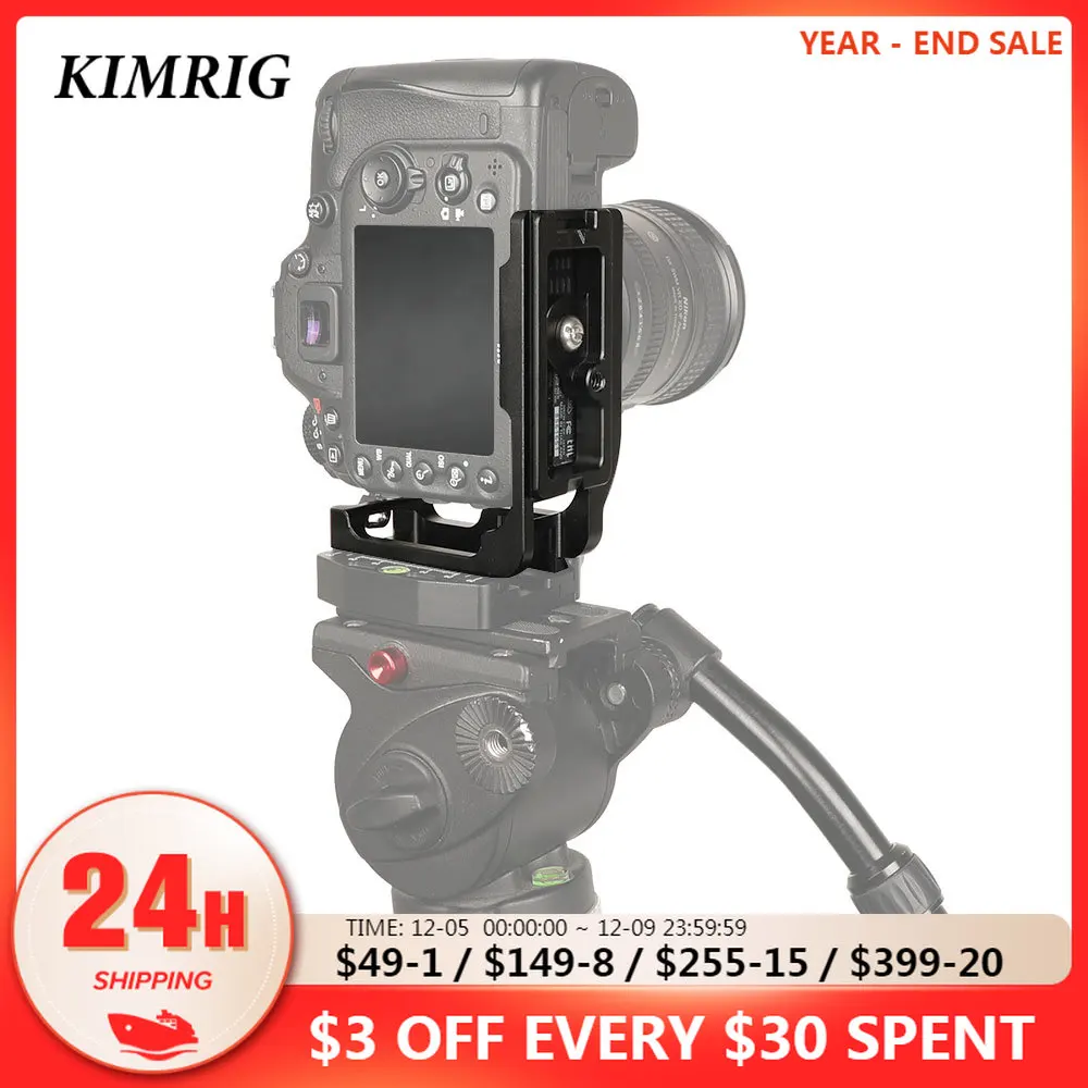 KIMRIG Quick Release Clip L Plate L Bracket Hand Grip Holder Camera Vertical Shoot Plate For Arca Swiss Clamp Canon 5D3 5DIII