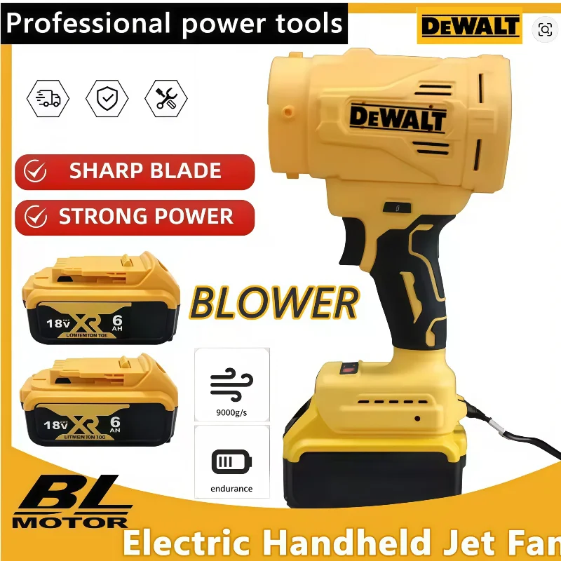 dewalt-high-speed-brushless-electric-air-blower-jet-turbo-fan-130000rpm-violent-fan-cordless-air-duster-for-18v-battery