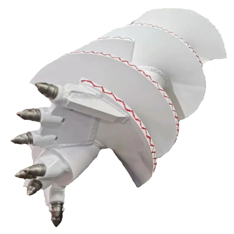 

Rotary Drilling Machine Earth Auger Drill Bucket With Bullet Teeth