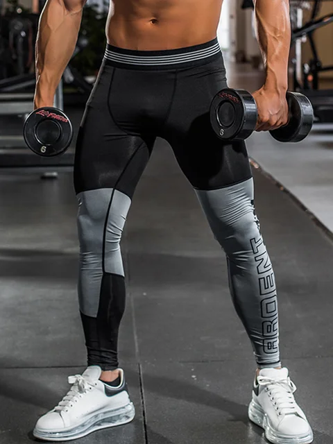 Pantalon compression fashion homme