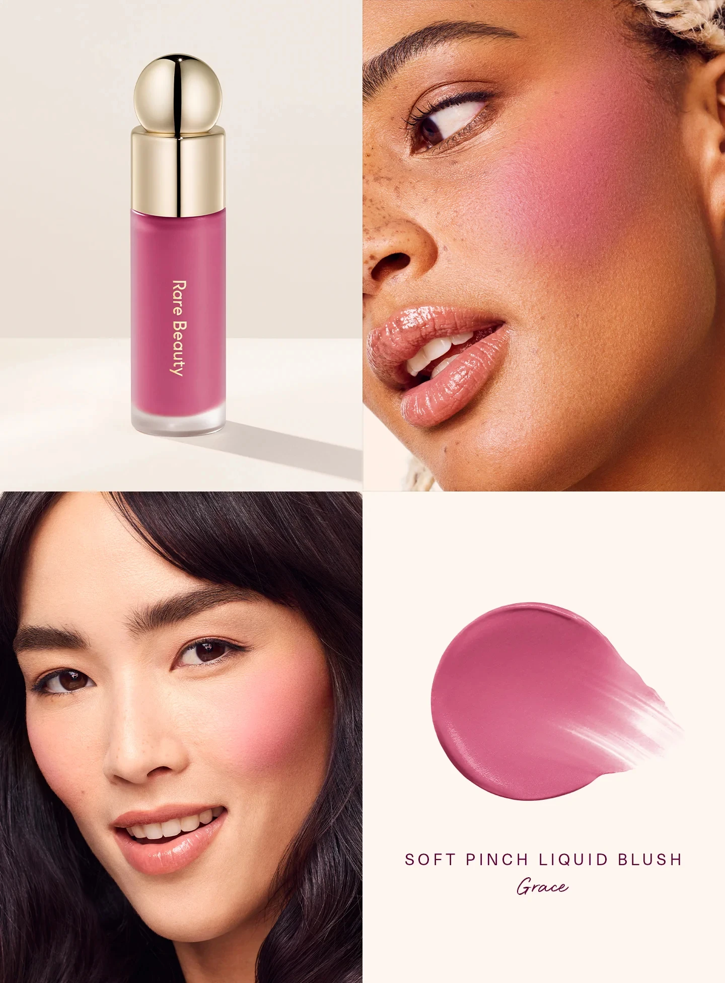 Zeldzame Schoonheid Licht Zijdeachtige Touch Markeerstift Zachte Pinch Vloeibare Blush Positief Licht Lqiuid Luminizer Blijf Kwetsbare Smeltende Blush