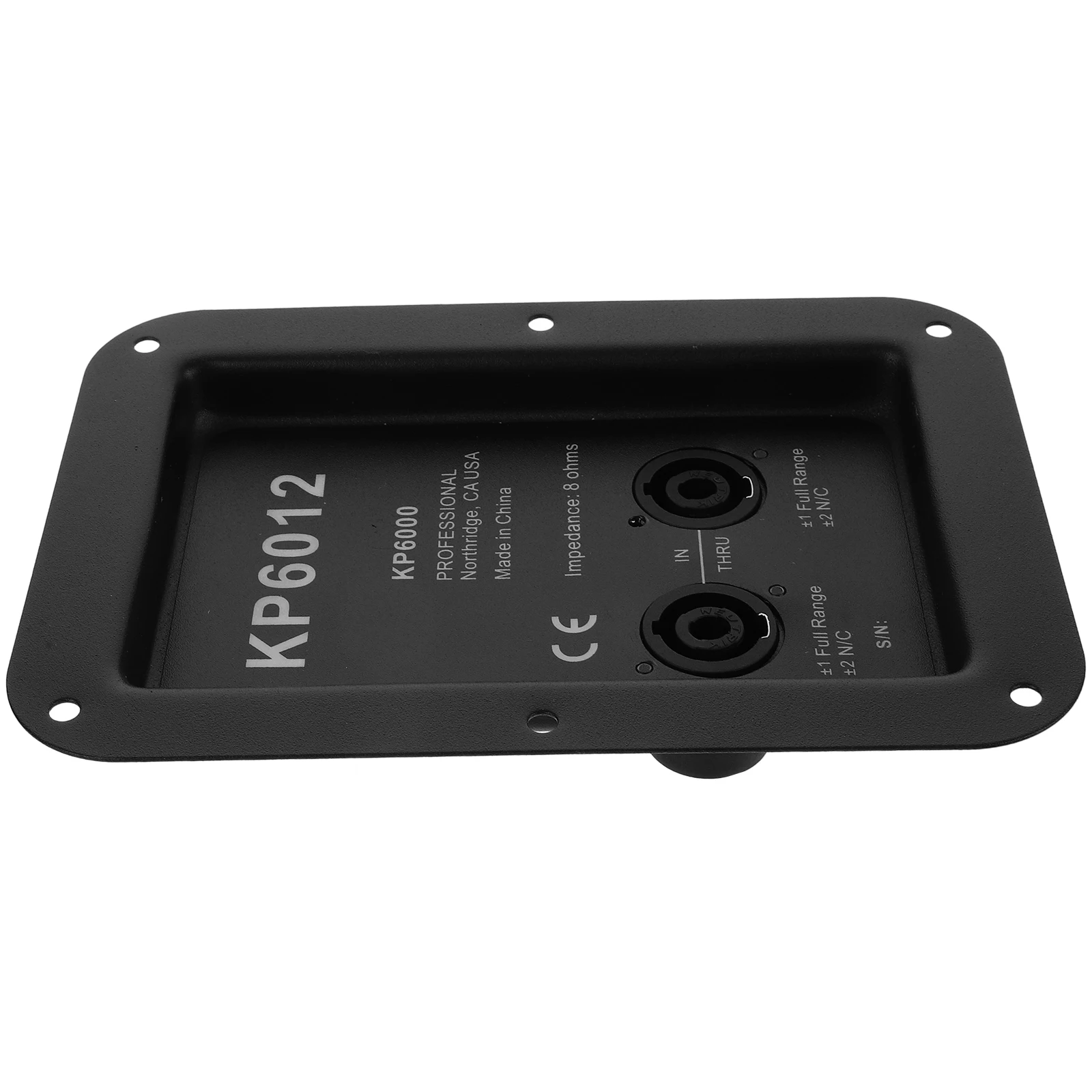 

Metal Junction Box For Loudspeaker Terminal Connector Durable Iron Binding Posts With Stable Base, Professional Speaker Box