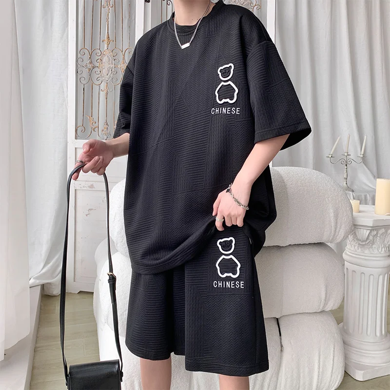 Black [top + shorts]
