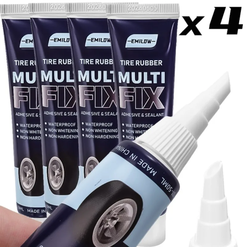 

50ml Fast Sealing Tire Repair Glue High Effective Non-corrosive Bonding Glue with Strong Adhesive for Tire Leakage Sealant