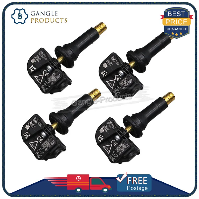 

4Pcs PR3T-1A180-KB TPMS 433MHZ Tire Pressure Monitor Sensor For Ford Bronco Mustang E-Series Ranger Lincoln Aviator Navigator