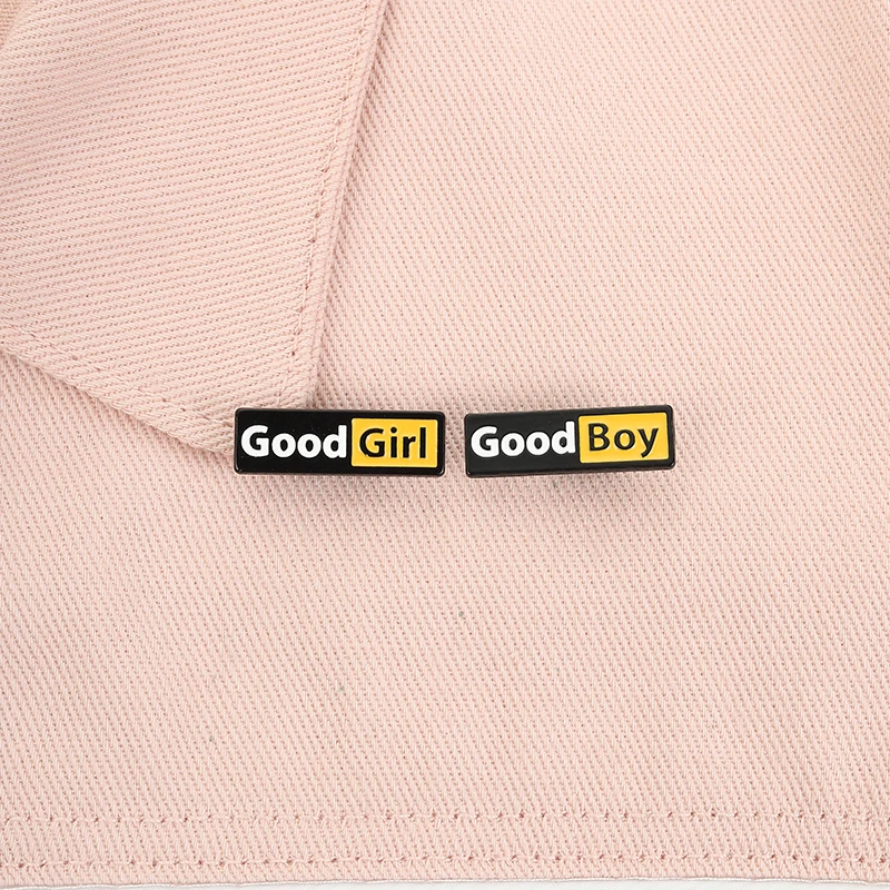 Good Girl Good Boy Emaille-Anstecknadel 1+1=69 Gleichung & Ich Liebe Dich Brosche Taschen-Abzeichen Valentinstag Schmuck Geschenk für Paare Beste Freunde – Detail 11