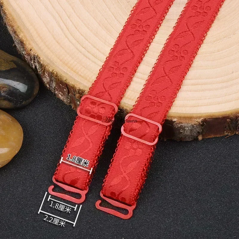 Adjustable Bra Strap Non-slip Underwear Embroidered Straps for Women Brassiere Replacement Shoulder Strap 33cm Long Belts