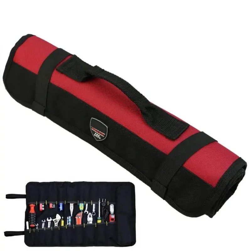 Hardware Tools Roll Plier Screwdriver Spanner Carry Case Pouch tool Bag box 22 Pockets 3 colors