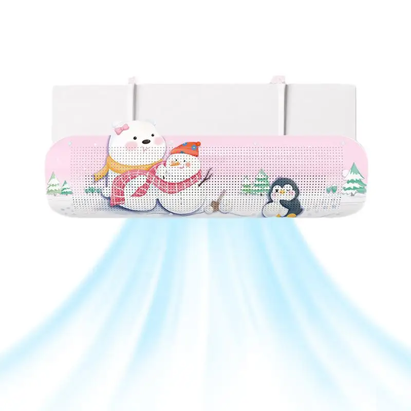 

Air Conditioner Air Deflector Adjustable Air Conditioner Baffle Cute AC Vent Air Conditioning Deflector Kawaii Bear Baffle