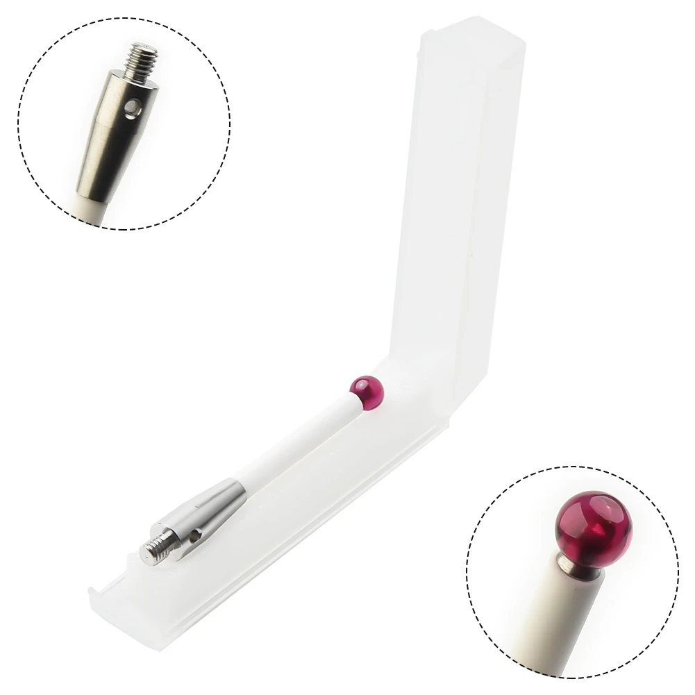 

1pcs CMM Touch Probe Stylus 6mm Dia Rubine Ball Ceramic Stem CMM A-5000-3709 Measurement tool accessories