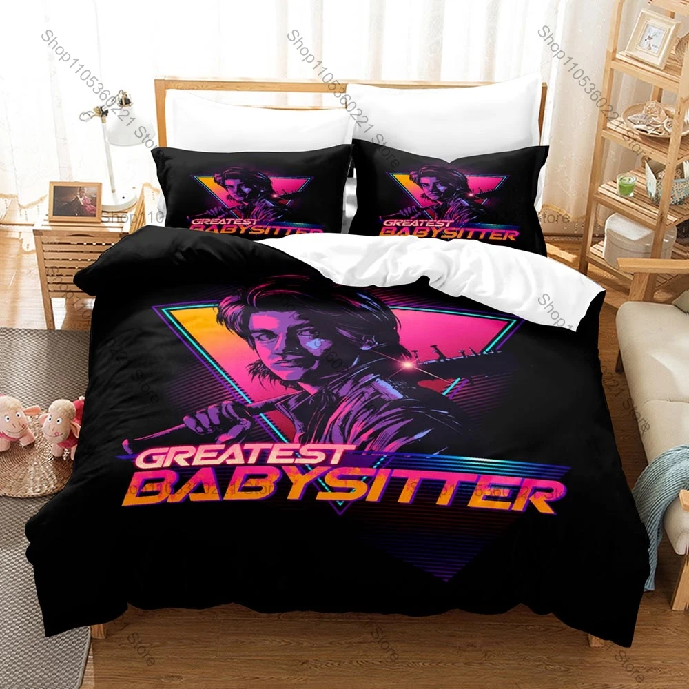 

Popular TV Series Bedding Set, Duvet Cover & 2 Pillowcases, Iconic Steve Harrington Design Comfortable Home Supplies