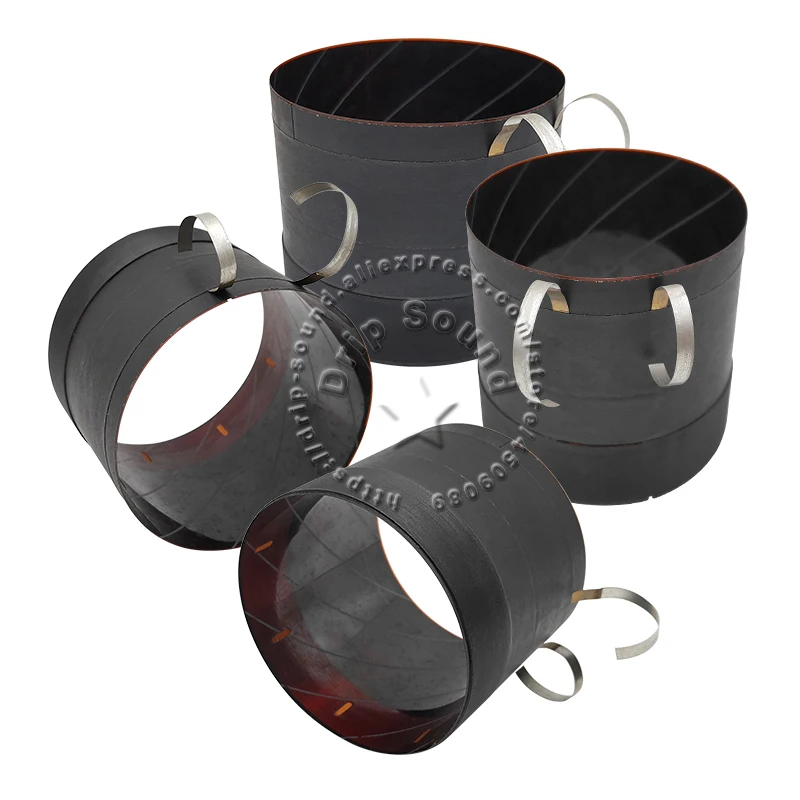 KSV 2 레이어 플랫 구리 와이어 베이스 스피커, 음성 코일 우퍼 사운드 드라이버, 라우드 스피커 수리 부품, 35.5mm-76.2mm, 7-8Ohm