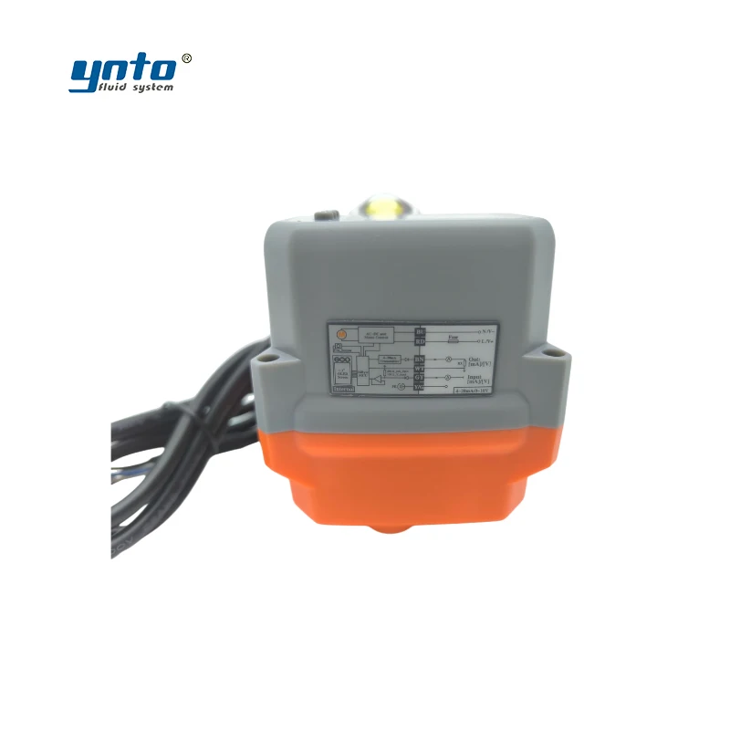 YNTO 220V 12V on/off ball valve motorized actuator valve electric actuator